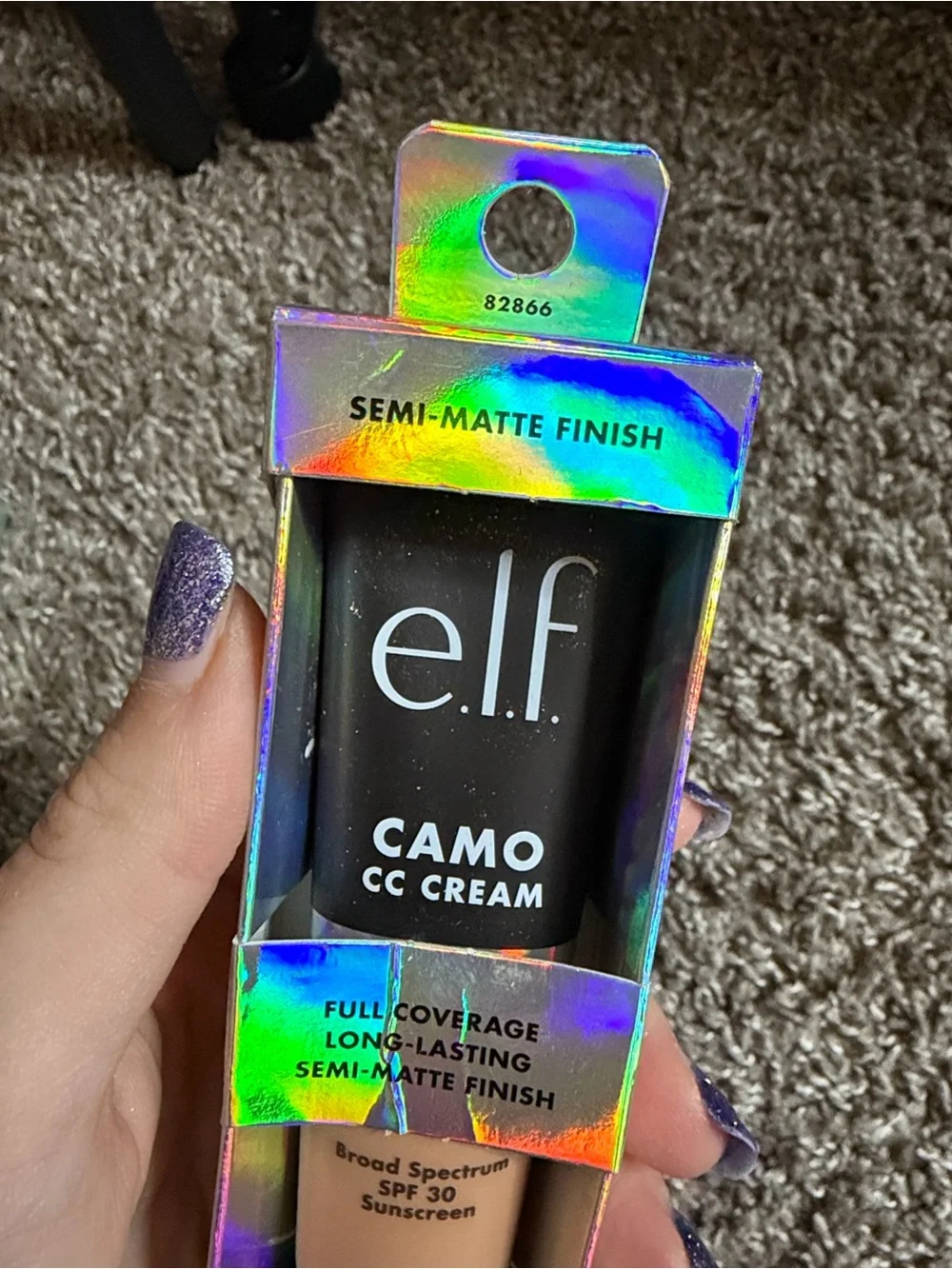 E.L.F Camo CC Cream Semi-Matte Finish Full Coverage Medium 370 N